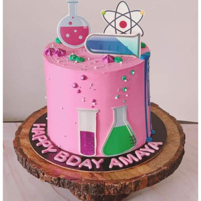 کیک روز آزمایشگاه کد 10